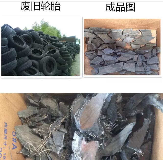  廢棄輪胎的撕碎環(huán)保處理流程設(shè)備
